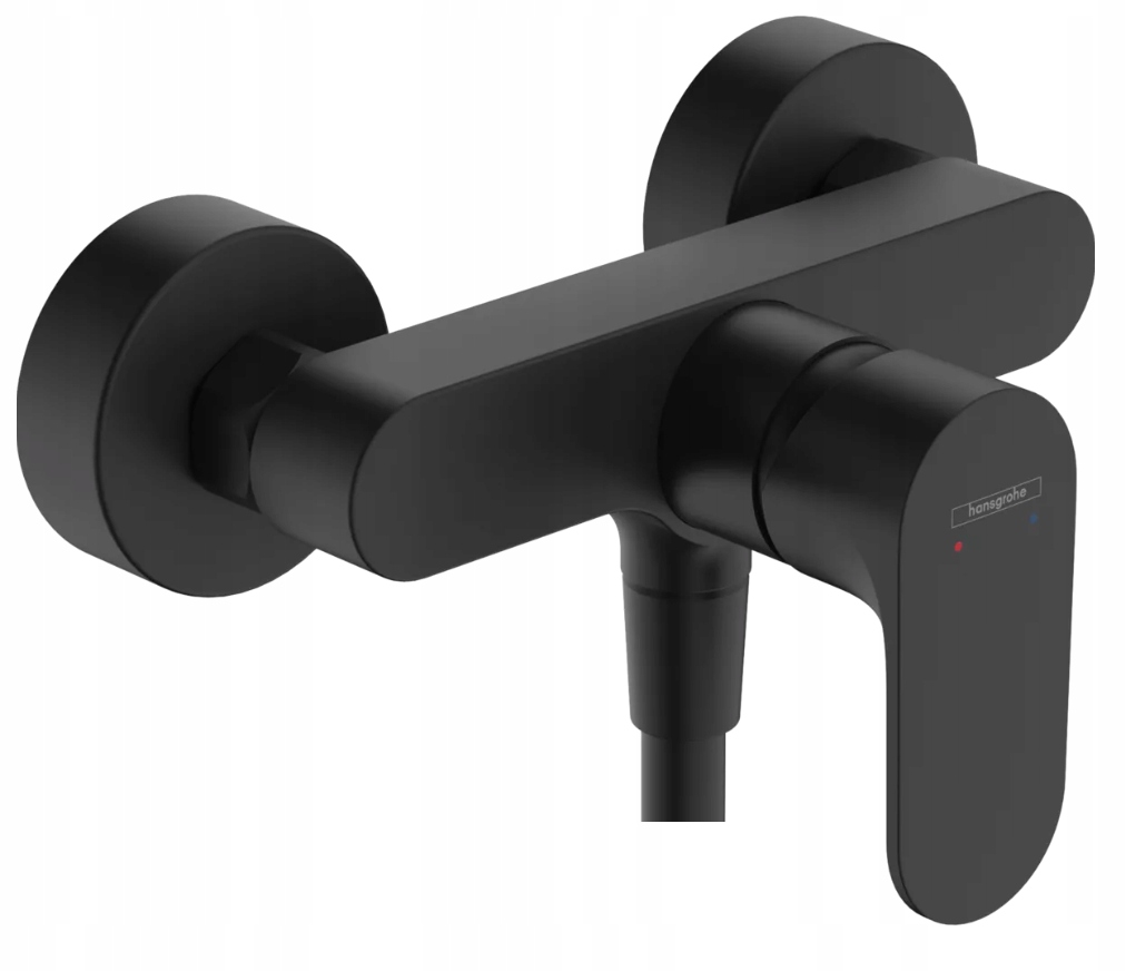 Hansgrohe Rebris S Bateria prysznicowa natynkowa Czarny Mat