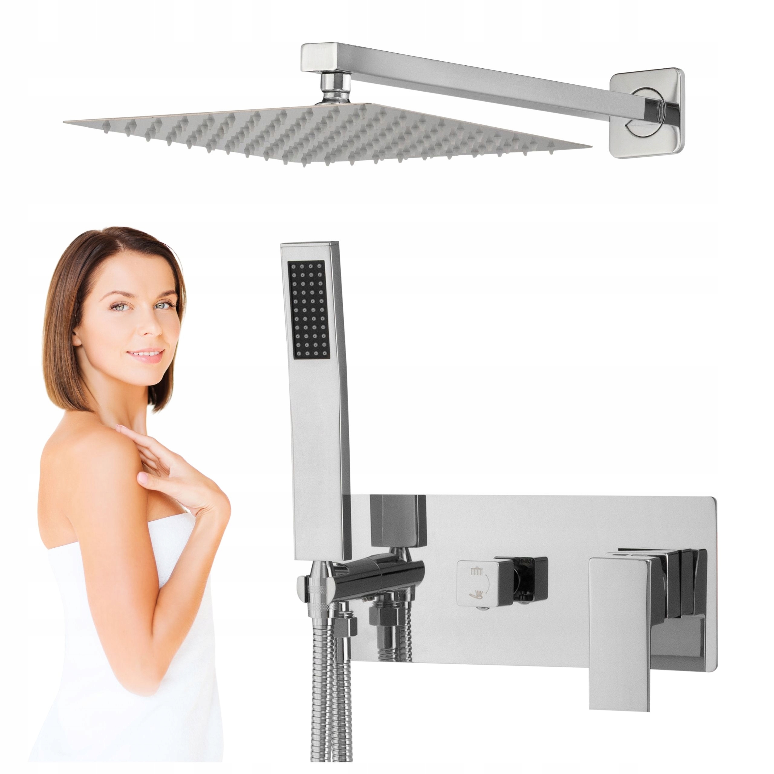 Sprchový Set Podomítkový Cubo Smartbox Chrom