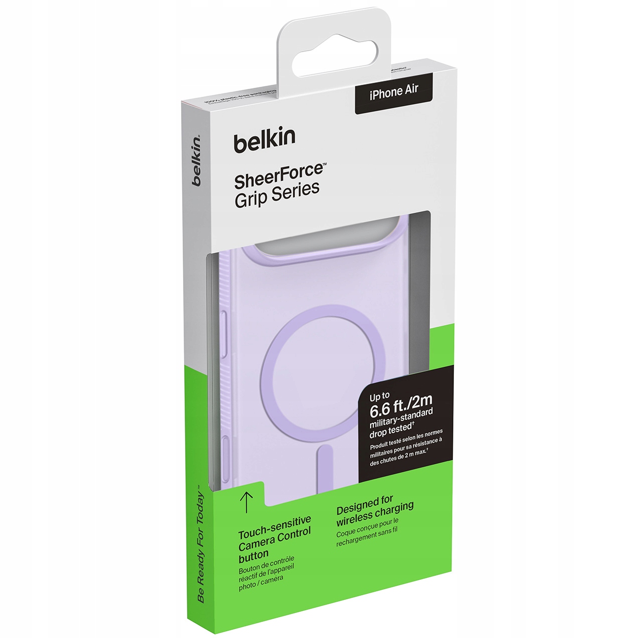 Belkin magnetické ochranné pouzdro – iPhone Air – levandulové