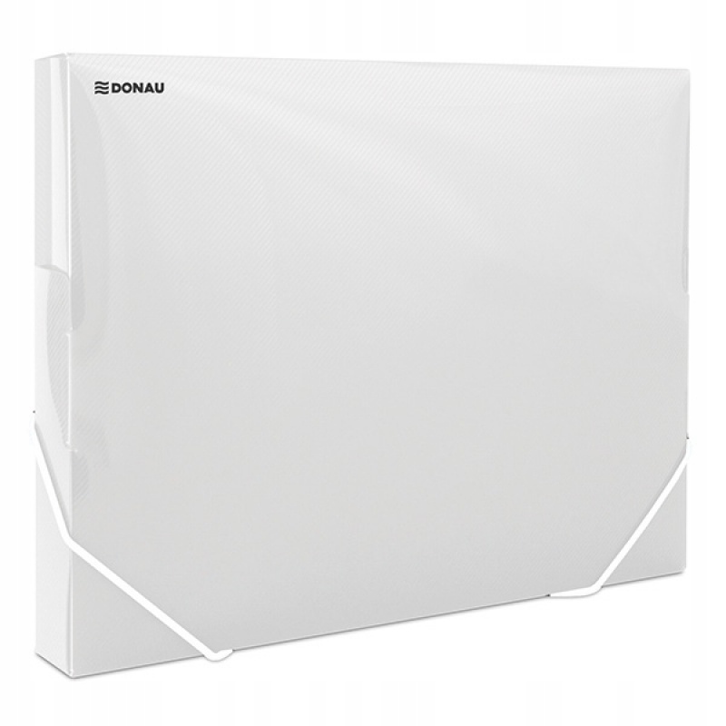 

Teczka Z Gumką Przestrzenna A4 30mm Biała Transp.