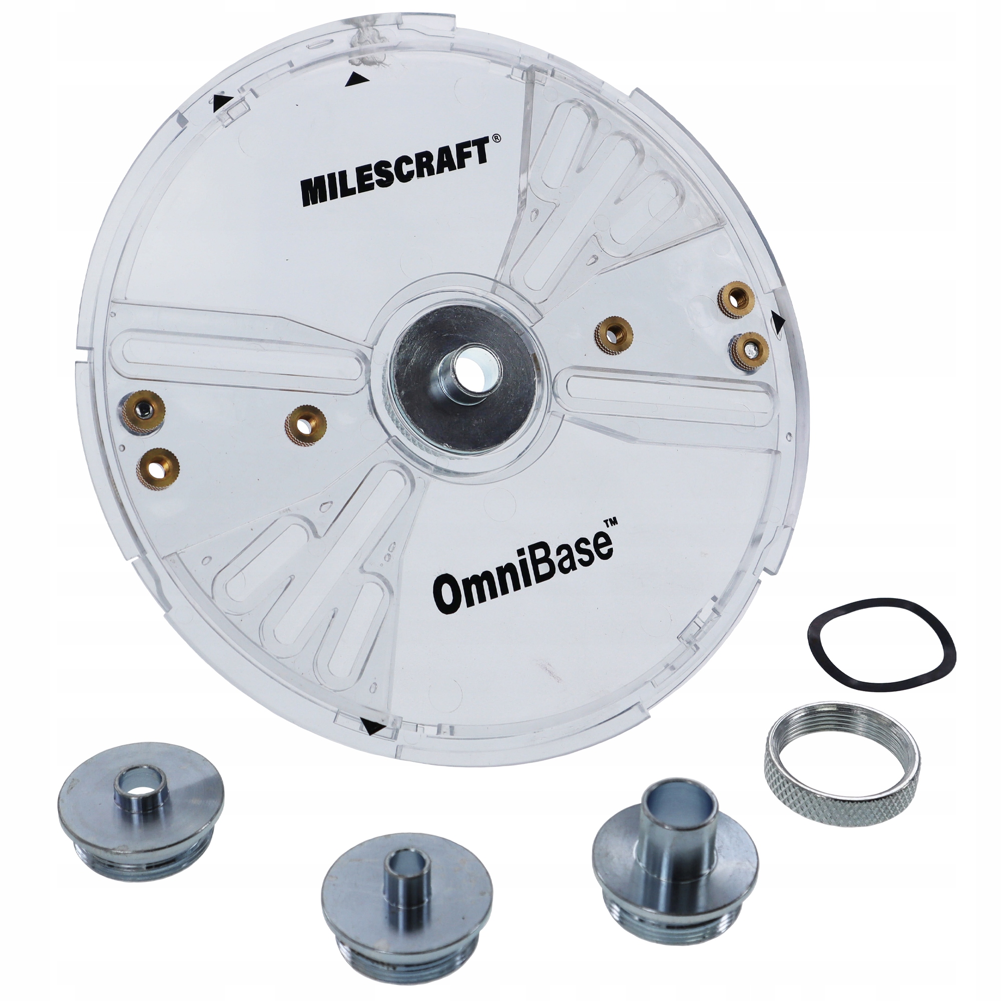 Univerzální deska pro frézky pod kopírovací pouzdra OmniBasePlate Milescraft