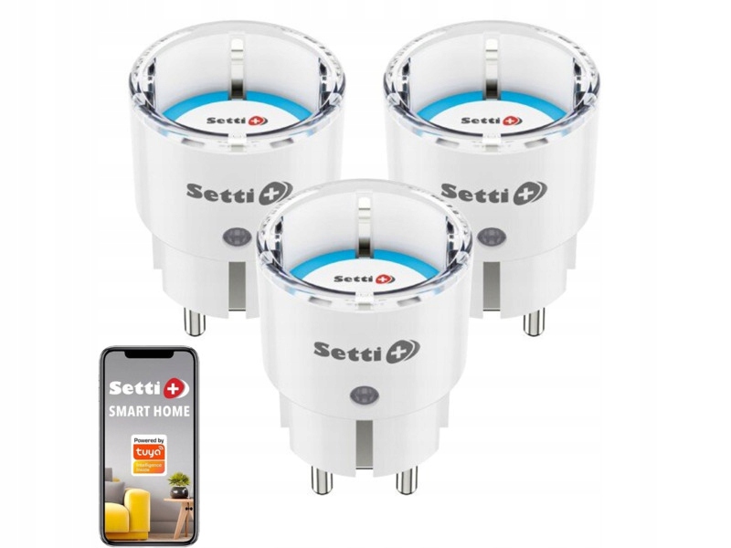 Gniazdko Setti+ SP301 Smart Wi-Fi (3 szt.)