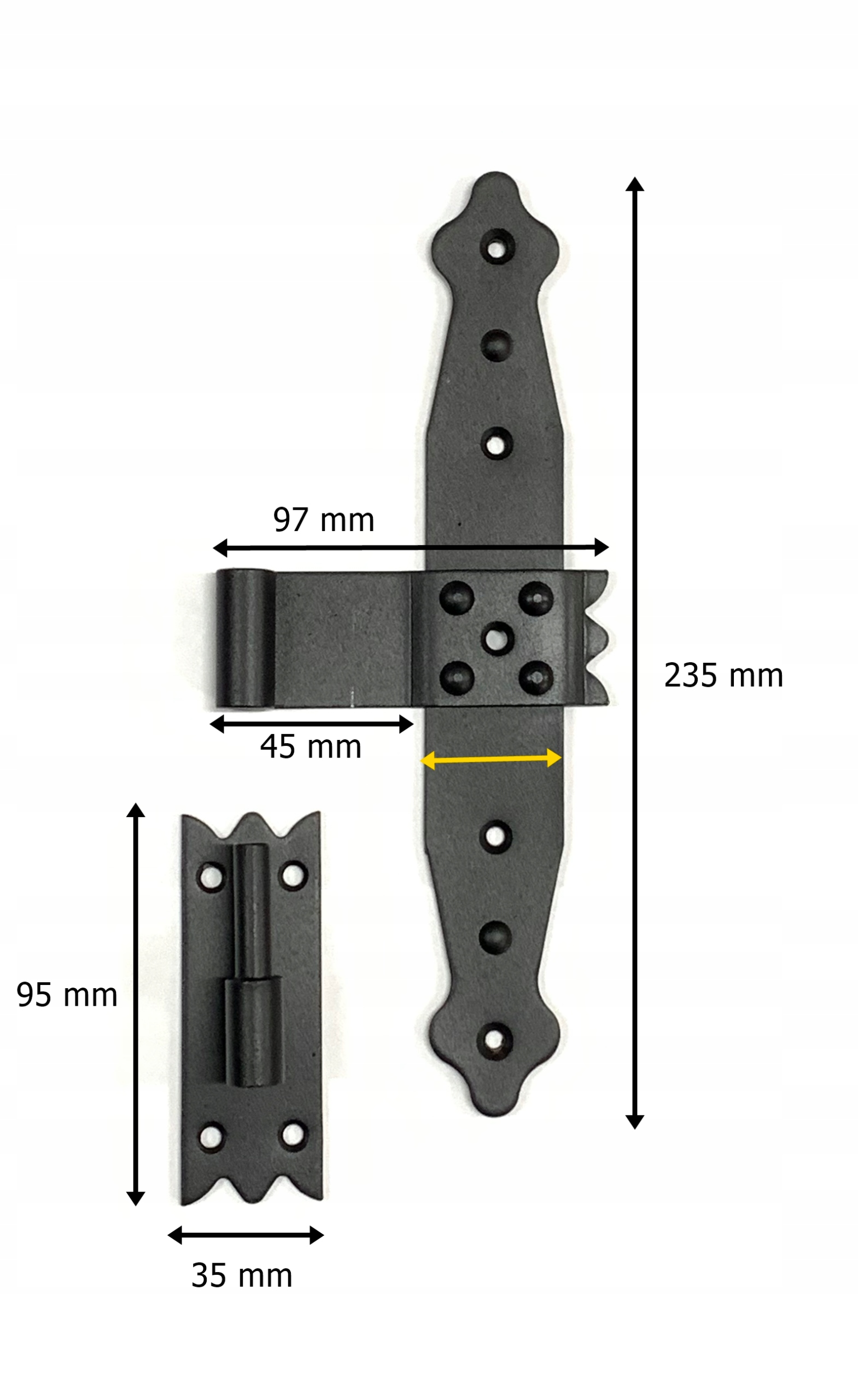 ZESTAW DO OKIENNIC OZDOBNY ZAWIAS DRZWI KĄTOWE 6EL Kod producenta ZEDOK5