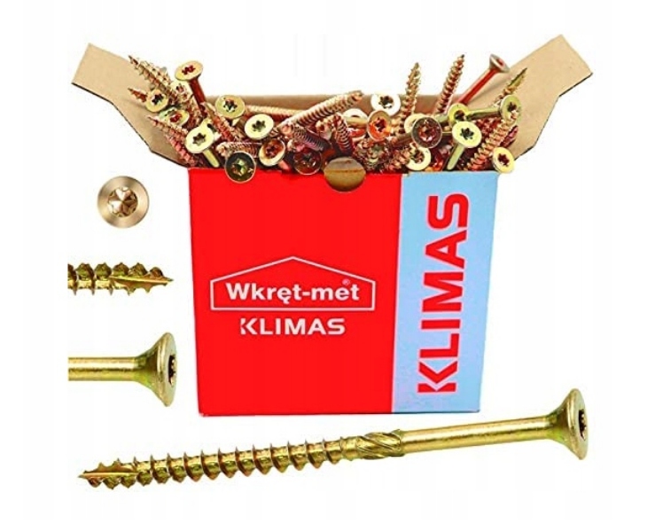 

Wkręty Ciesielskie Do Drewna 6x80 Torx 100szt