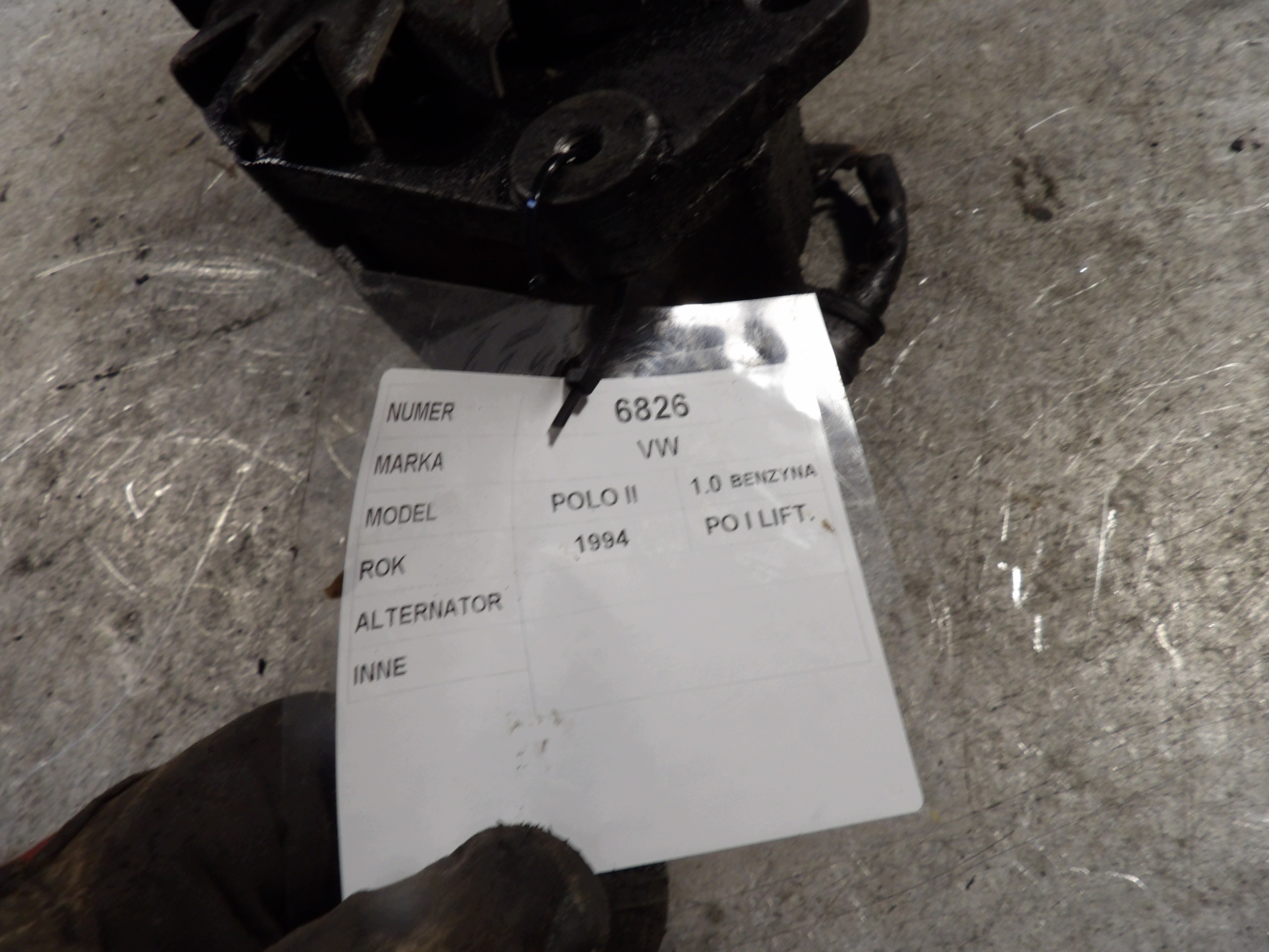 VW Polo II 1,0 alternator