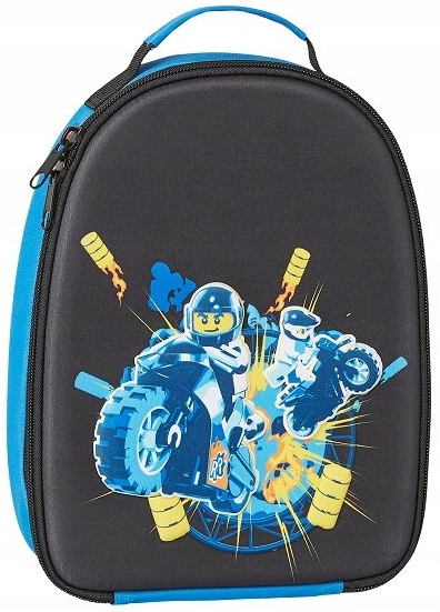 Torba termiczna na śniadanie Lego City 3D Wyścig Motocykl