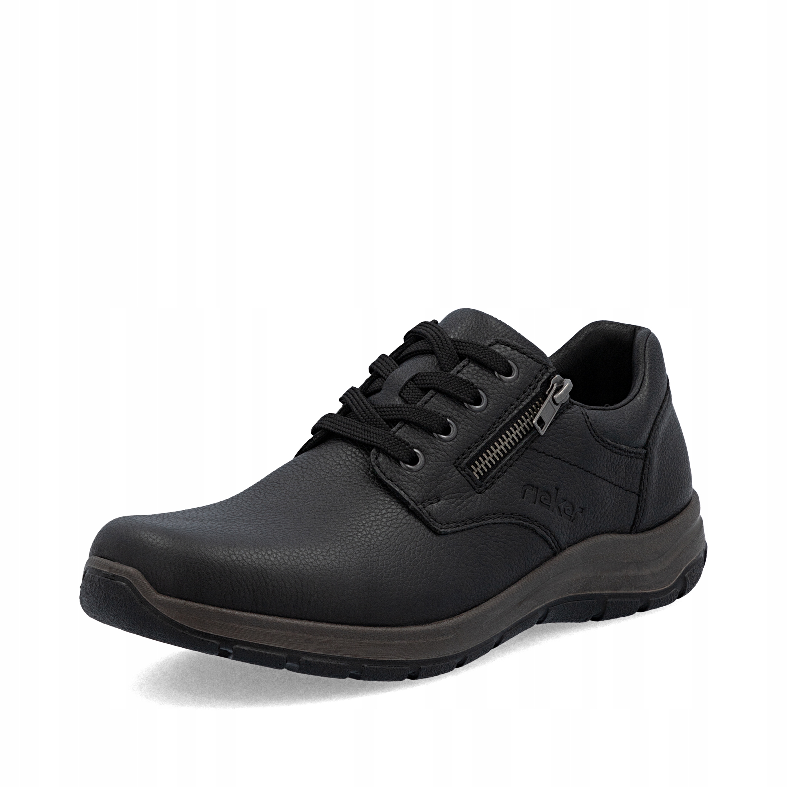 Rieker Antistress Pánské Kožené Polobotky Černé 03604-00 vel. 44