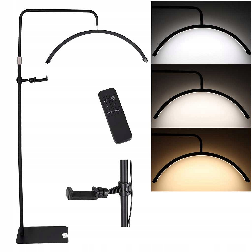 Lampa na prodlužování řas Led 36W nastavitelná kosmetická bezstínová oblouk