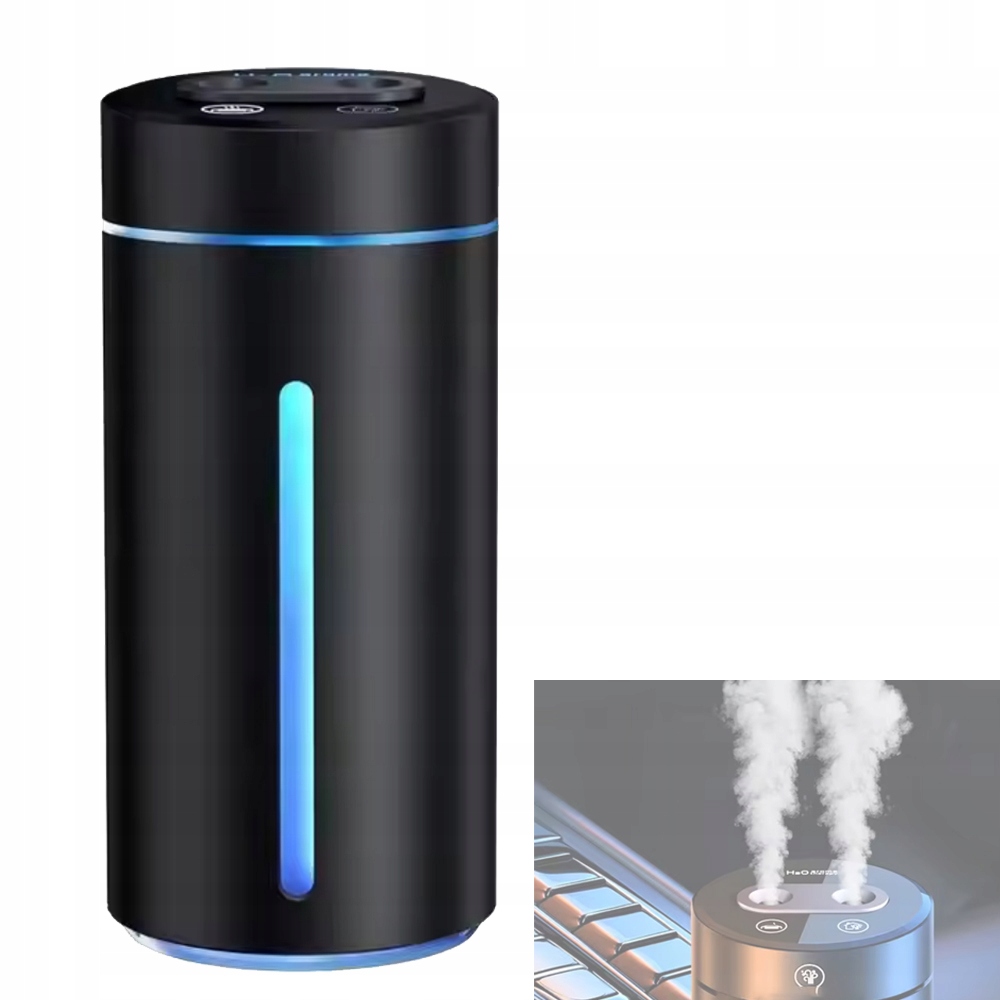 Nawilżacz Powietrza Aromaterapia Dyfuzor Smart Jonizator 1500mAh 380ML