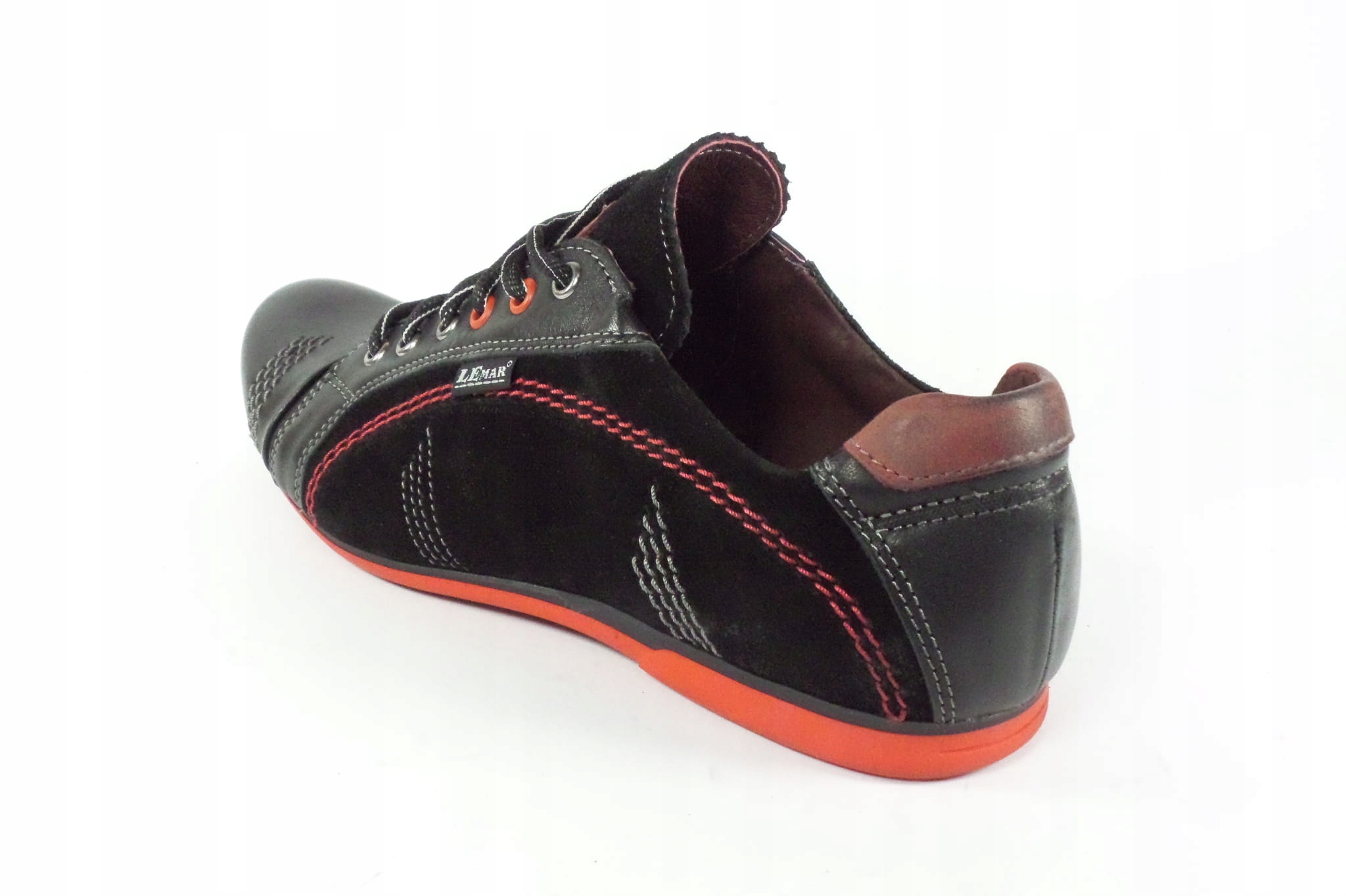 PÓŁBUTY MĘSKIE LEMAR 967-3 CZARNY R41 Rozmiar 41