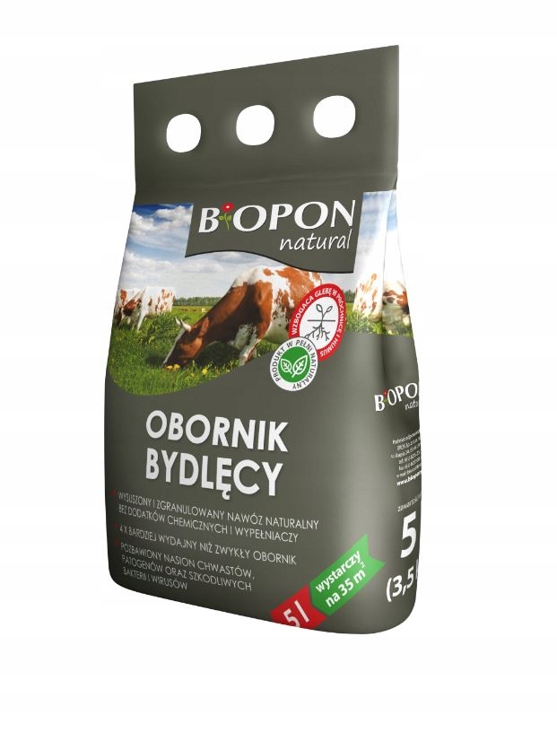 

Obornik bydlęcy Biopon 20l granulowany