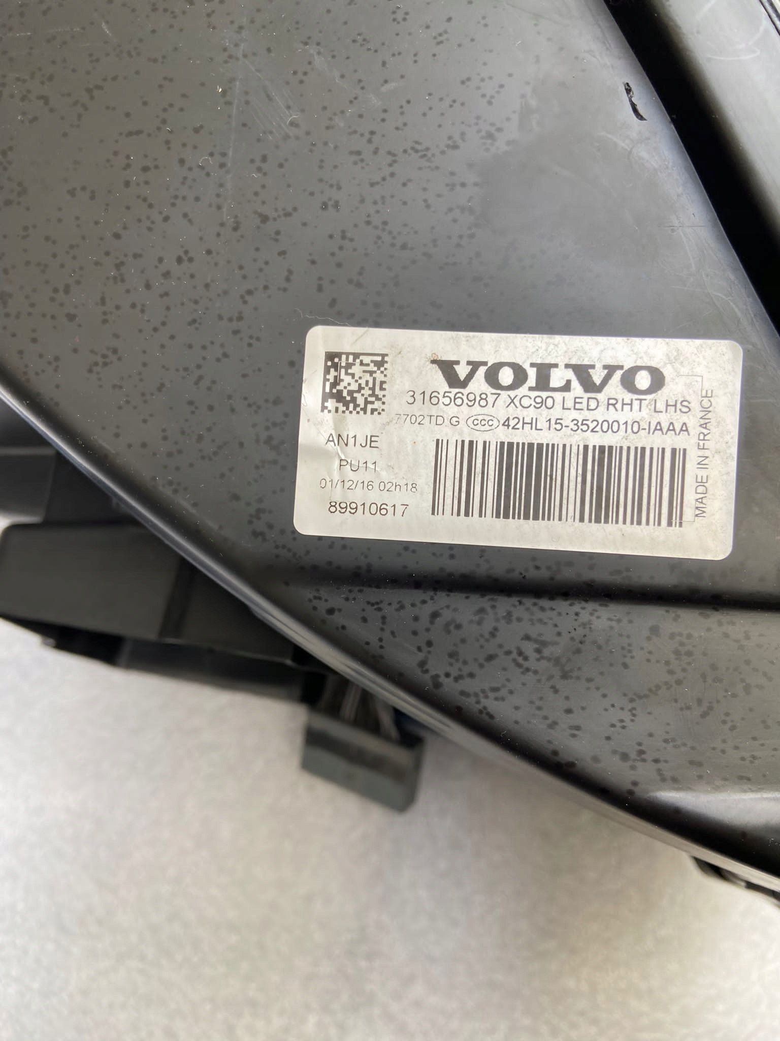 lights Volvo XC90 Full LED Active High Beam 3 moduly