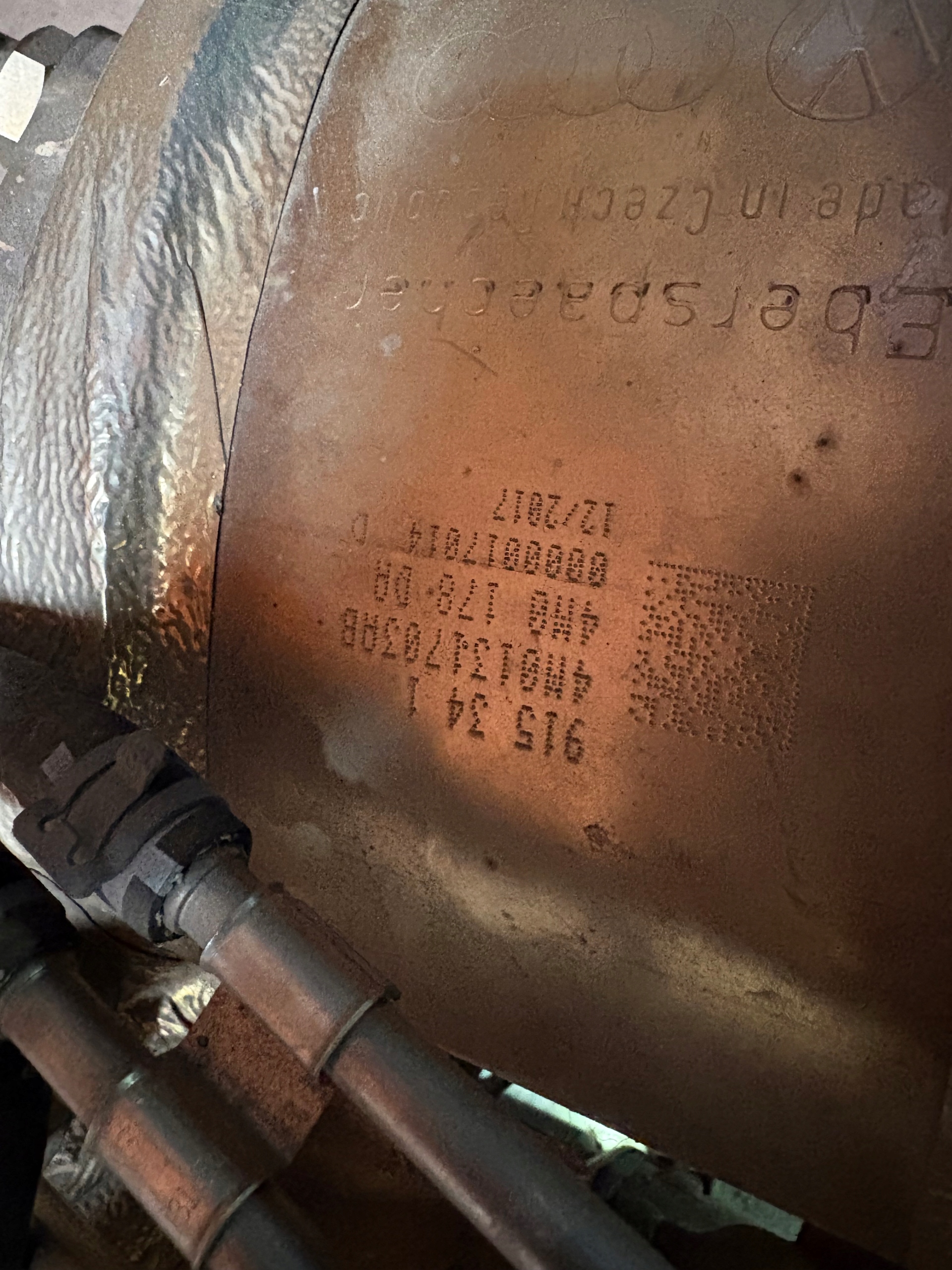 DPF катализатор Audi 4.0 tdi SQ7 4M0131703AB 4M0137656