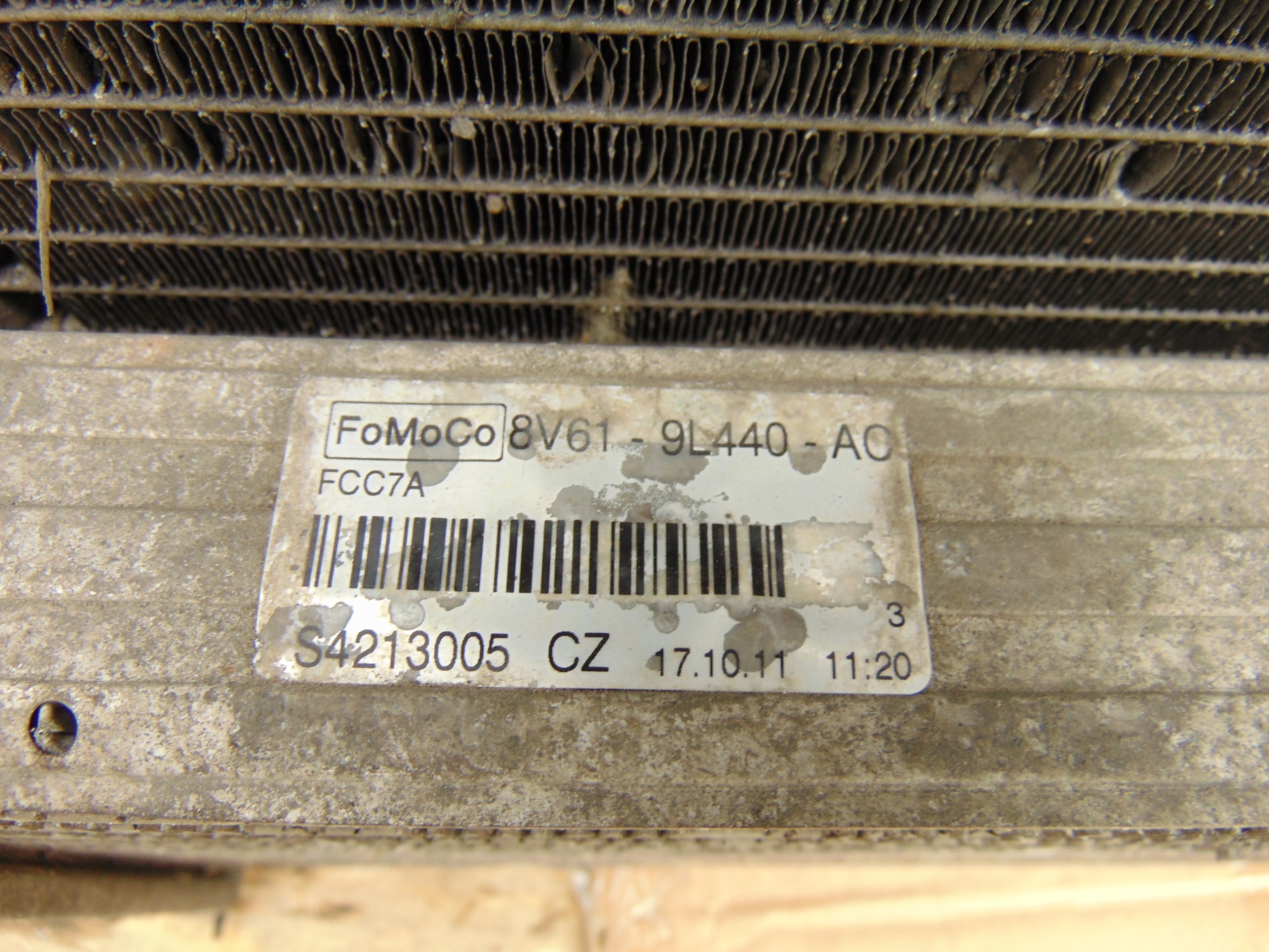 KOMPLET CHŁODNIC FORD C-MAX MK2 2.0 TDCI POWERSHIFT Producent części Ford OE