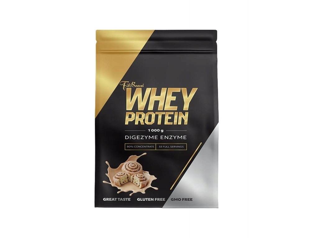 FitBoom Whey Protein 1000g cinnamon rolls