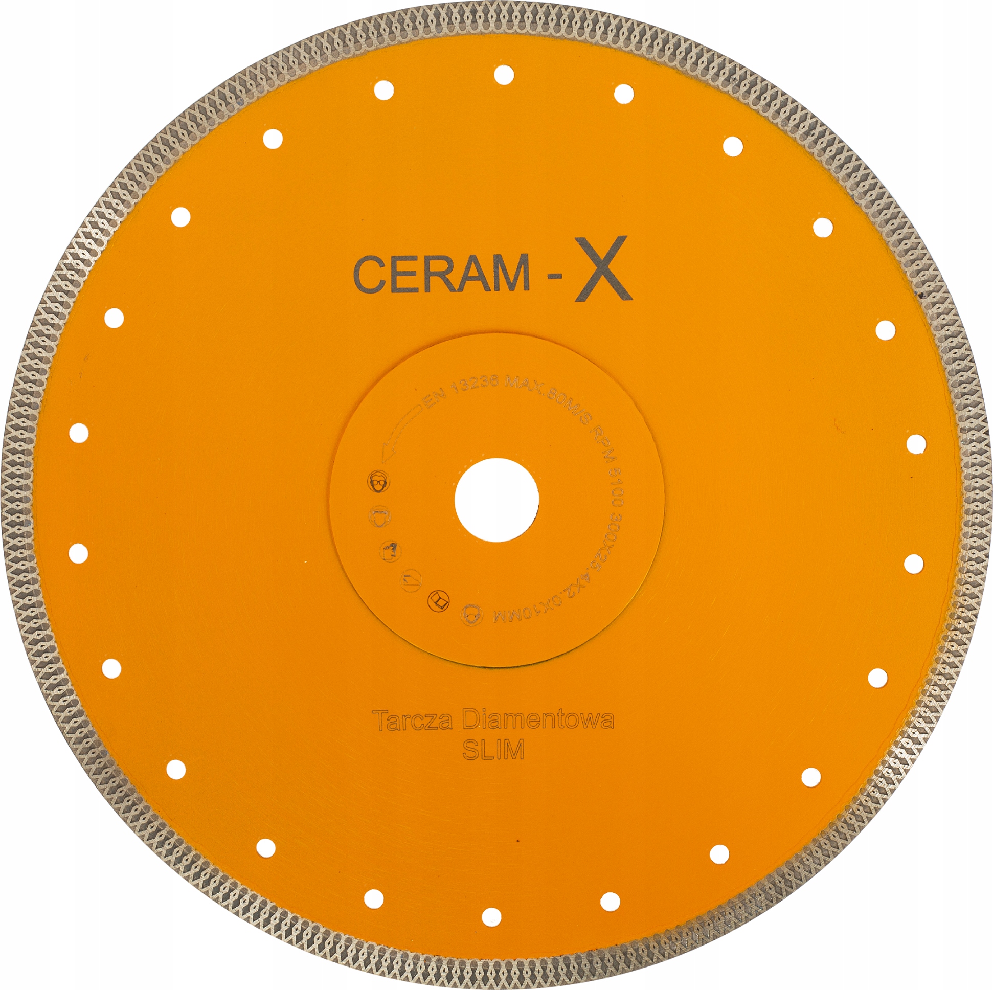 

Tarcza Diamentowa do cięcia Gresu Ceram-X 180/22,2