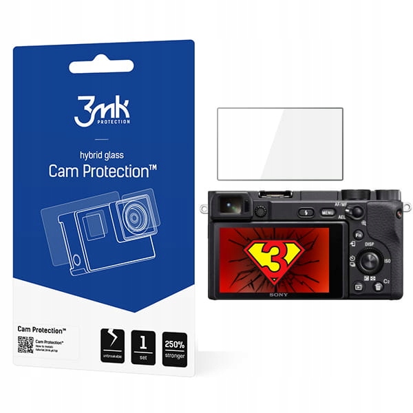 

Szkło na kamerę Sony A6400 3mk Cam Protection