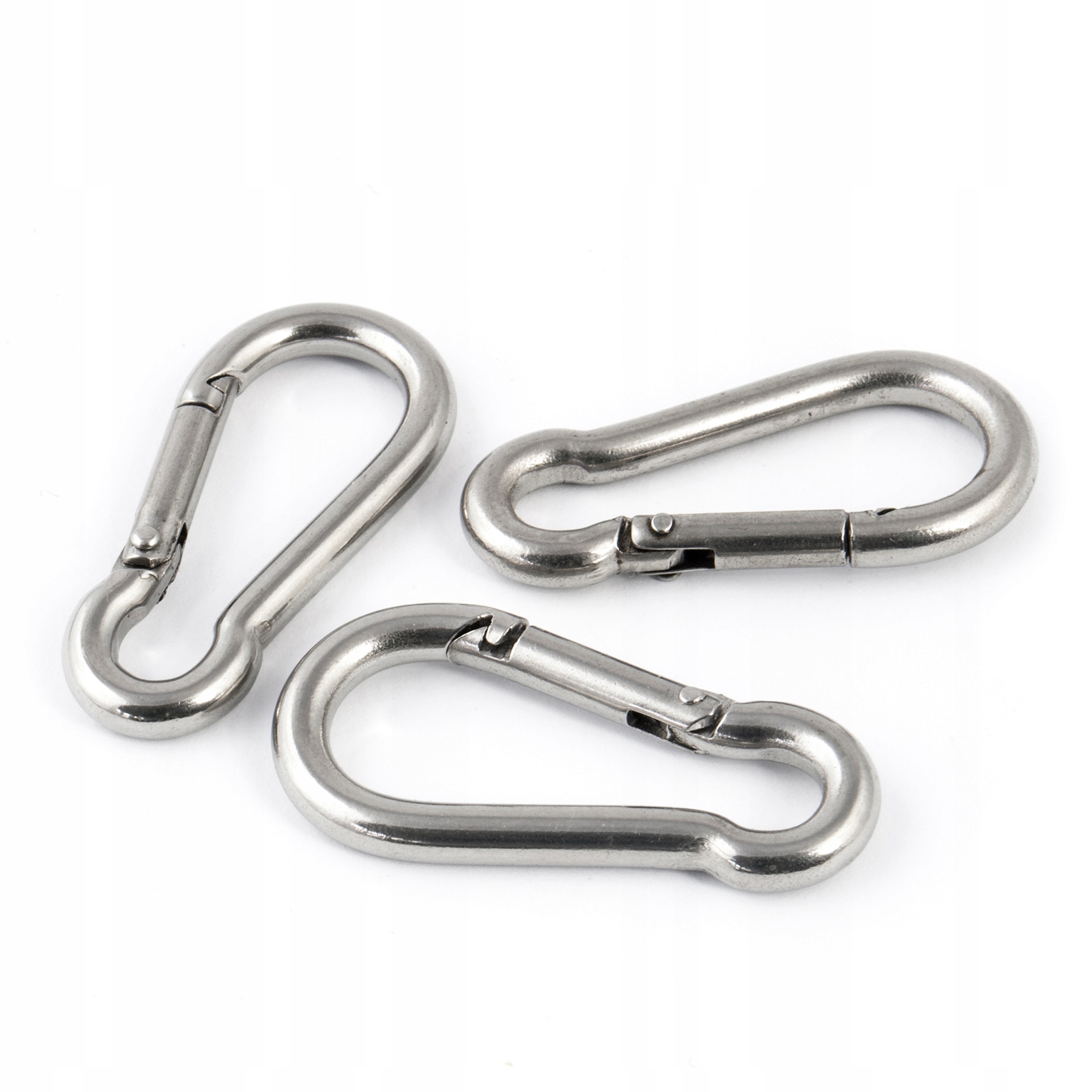 Karabina na lana nerezová hasičská 10 mm 5 ks