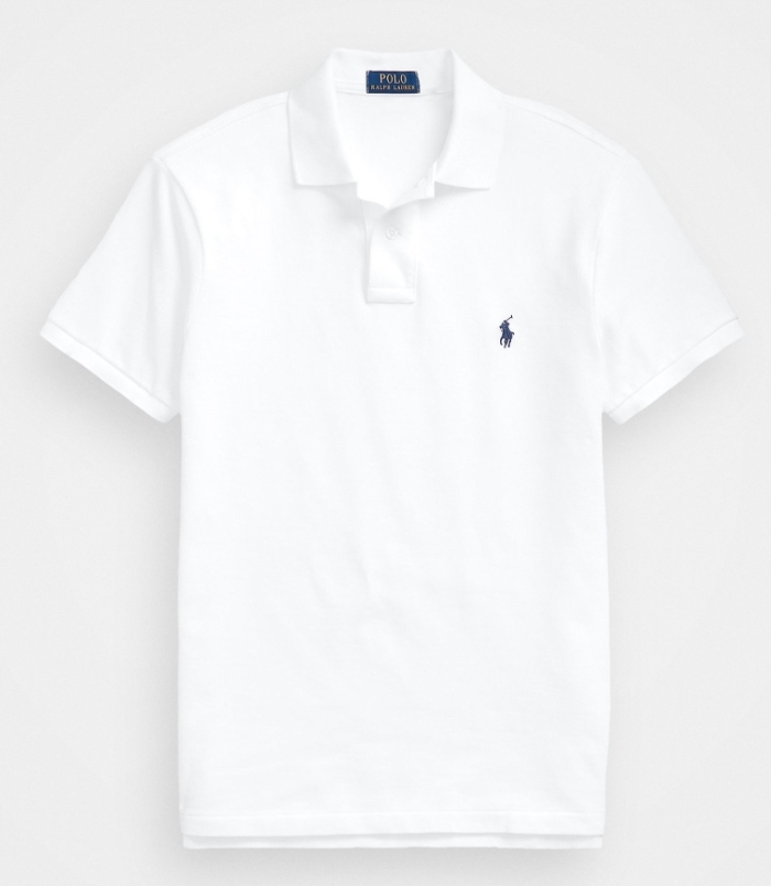 Tričko Pánské Polo Ralph Lauren Bílé velikost L