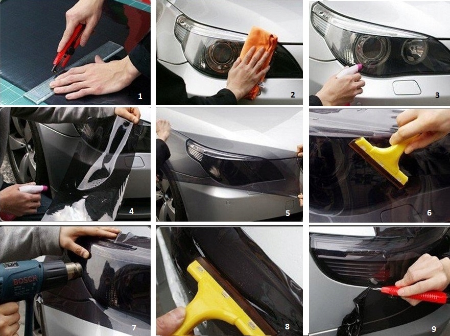 FOLIA DO PRZYCIEMNIANIA LAMP ORACAL 8300 50x100 cm Długość 100 cm