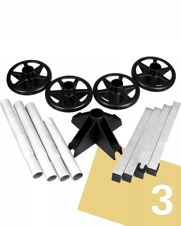 ALUMINIOWY STOJAK WIESZAK NA KOŁA OPONY KUFIETA