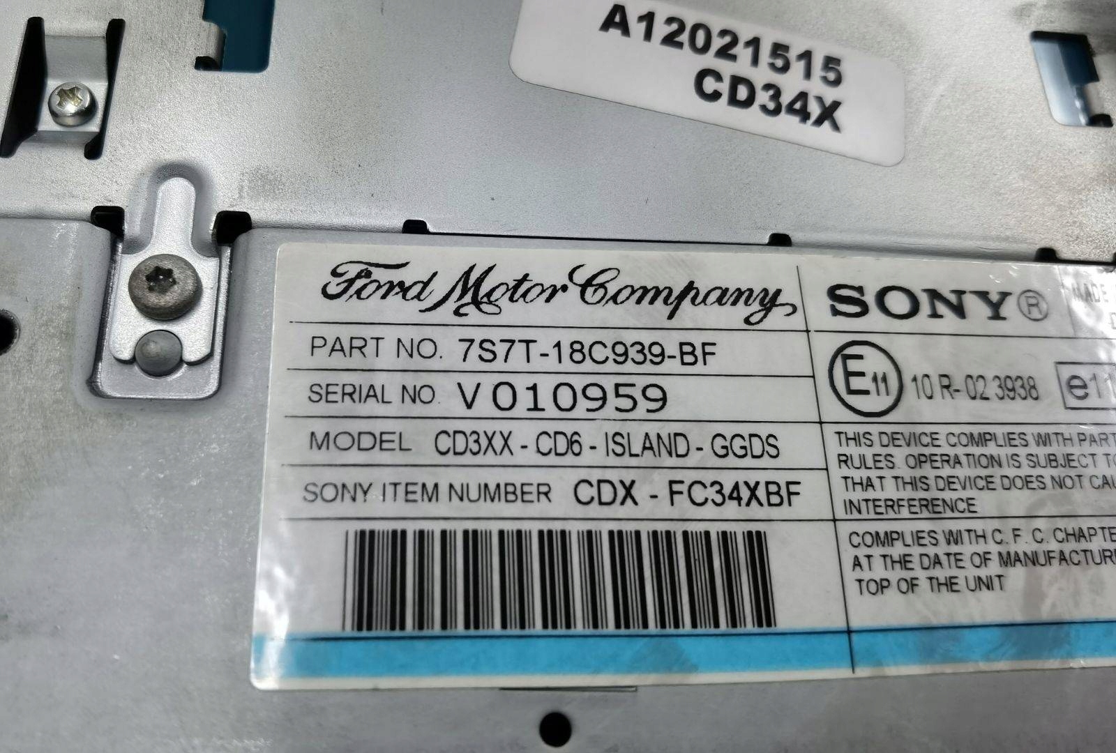 Radio samochodowe Ford Mondeo 4 2007 7S7T-18C939-BF