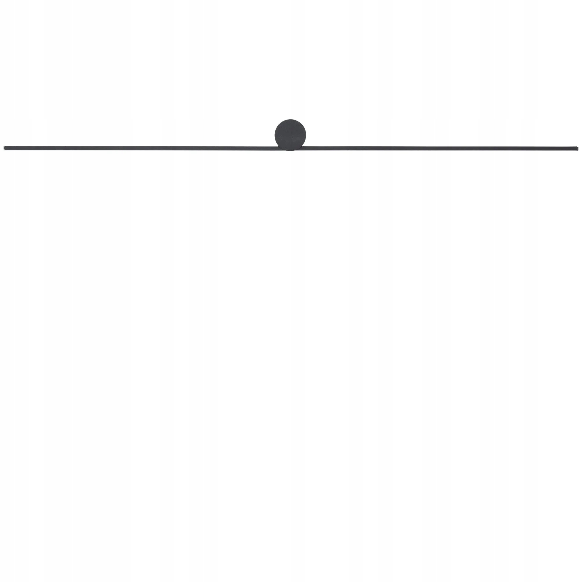 Led nástenné svietidlo nad zrkadlo čierne, moderné 120 cm Spin Nowodvorski