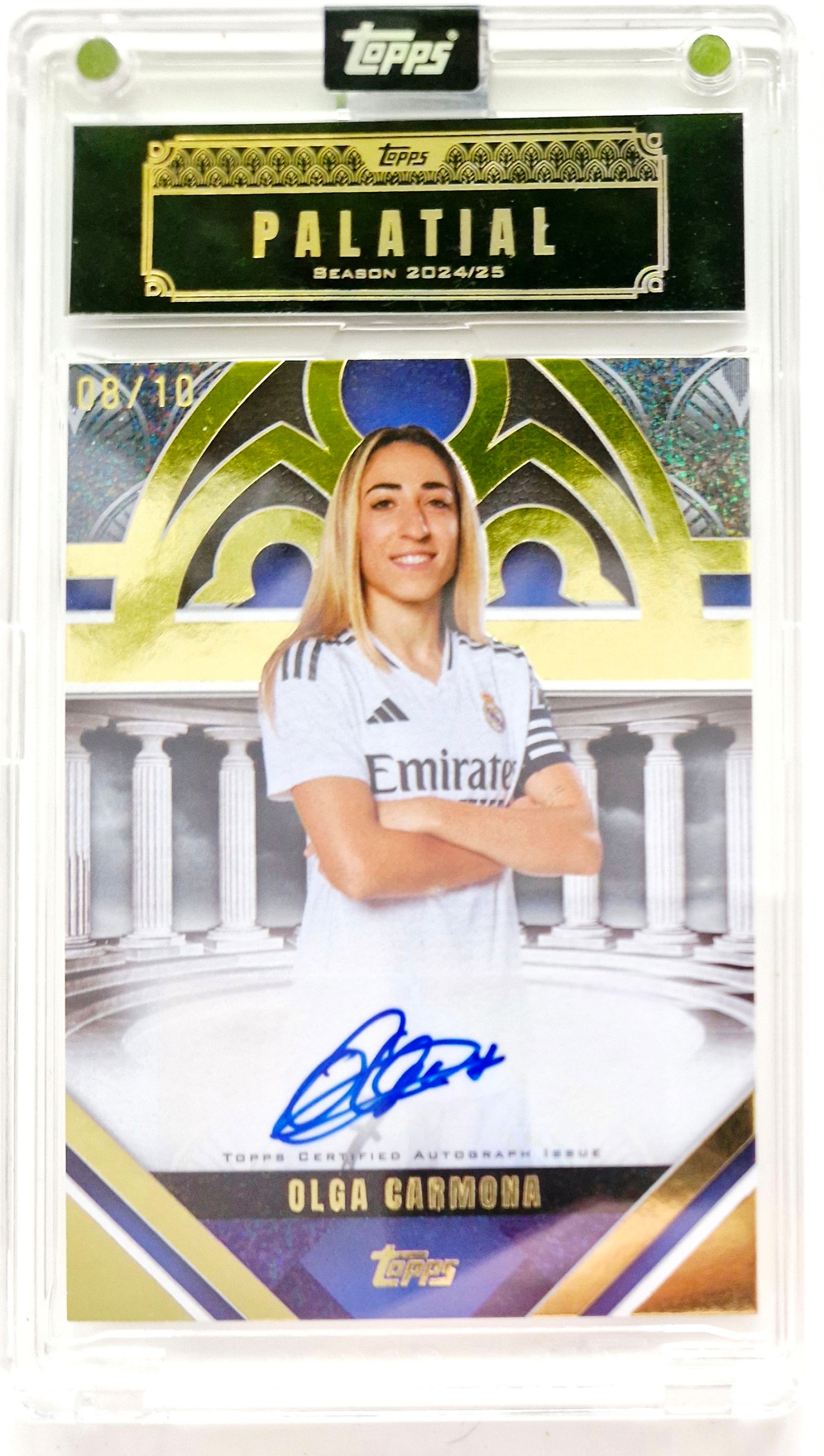Olga Carmona Topps Palatial 2024/25 Real Madrid 08/10 Autograf Unikat!!!