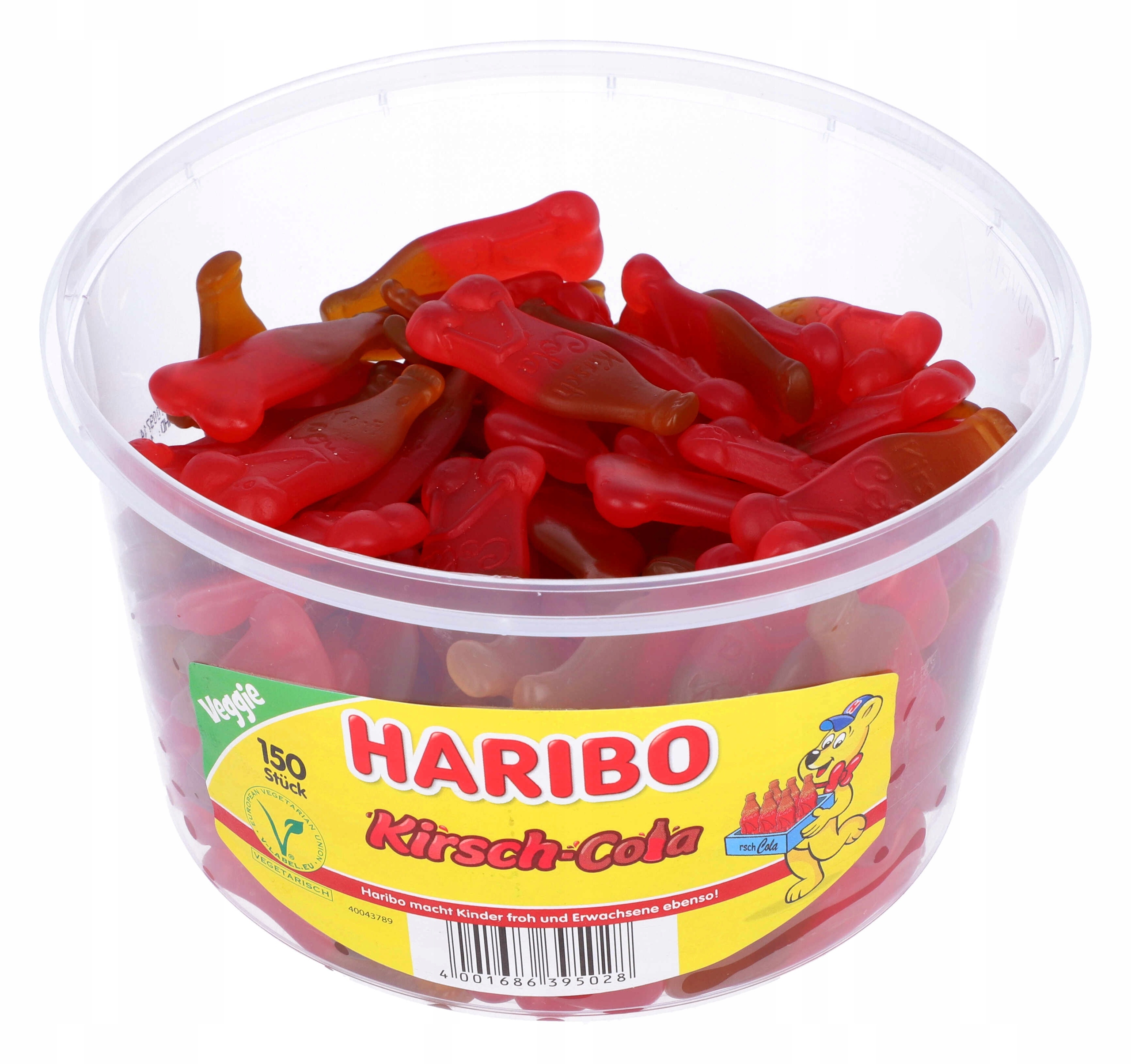 ŻELKI OWOCOWE HARIBO WIŚNIA COLA 150 szt NIEMIECKIE Kod producenta COLA