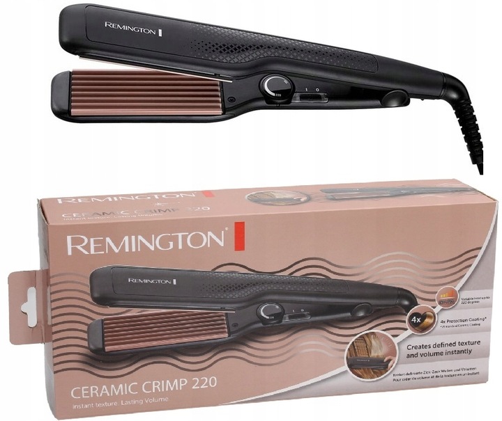 Karbownica do włosów Remington S3580 Ceramic Crimp 220 150-220 °C