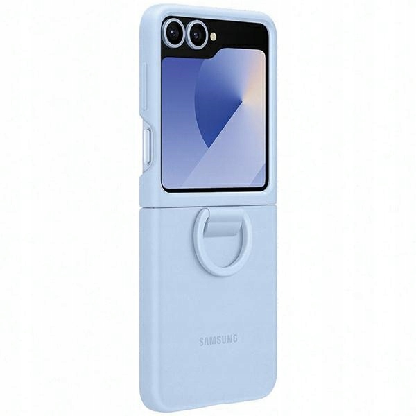 Pouzdro Samsung EF-PF741TLEGWW Z Flip6 F741 modré/modré silikonové pouzdro s R