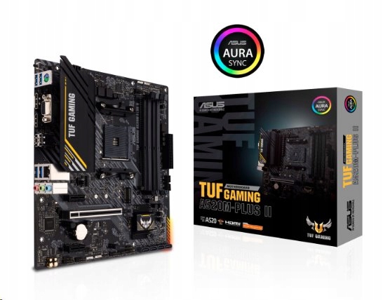Asus Tuf Gaming A520M-PLUS II soc.AM4 A520 DDR4 mATX M.2 D-Sub Hdmi Dp…