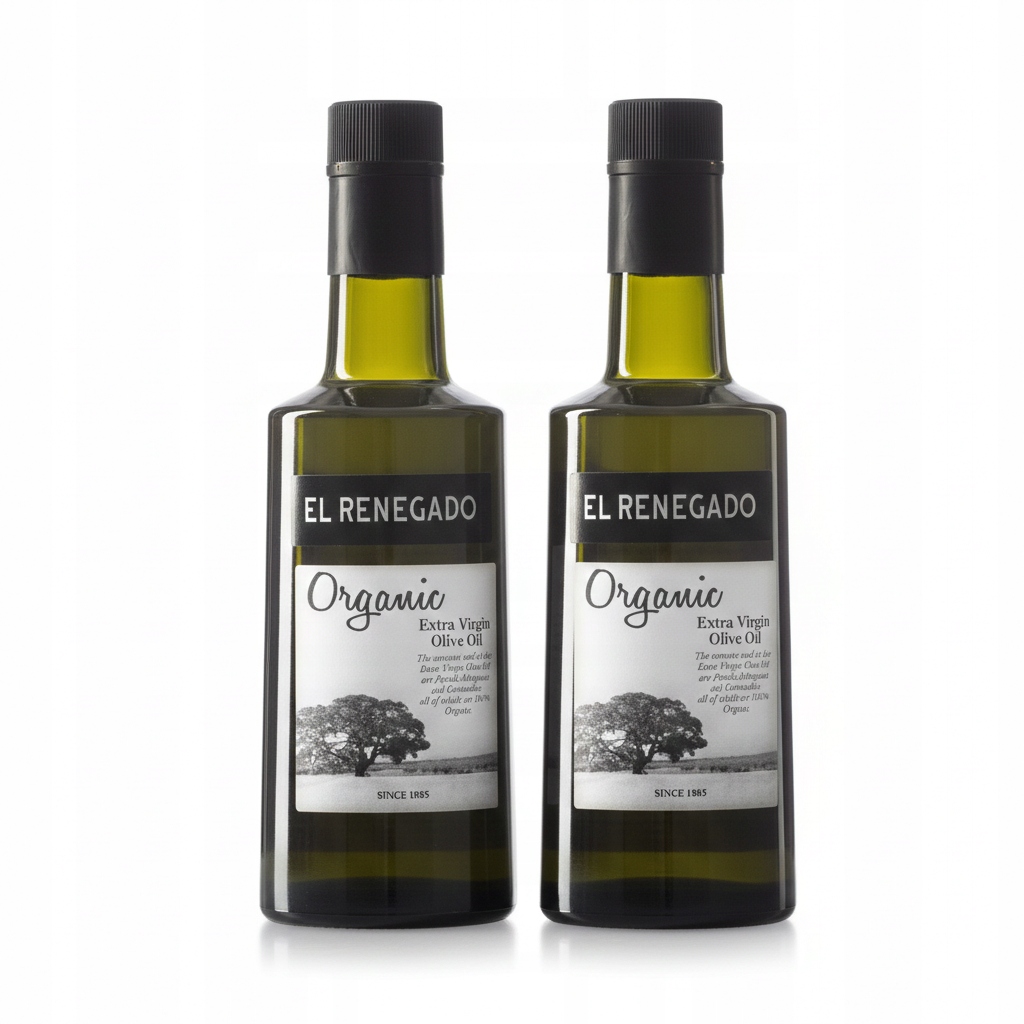 Zestaw Oliwa extra virgin organiczna El Renegado Hiszpańska – 500ml