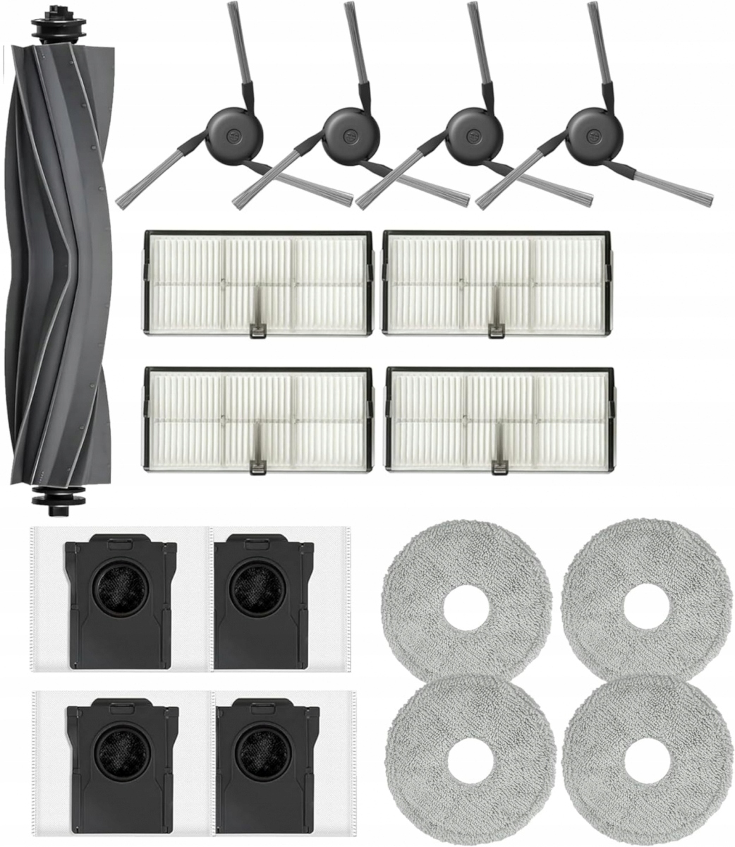 Zestaw Szczotki Filtry Mopy Worki Do Dreame L40 Ultra Ce D20 Ultra Eua