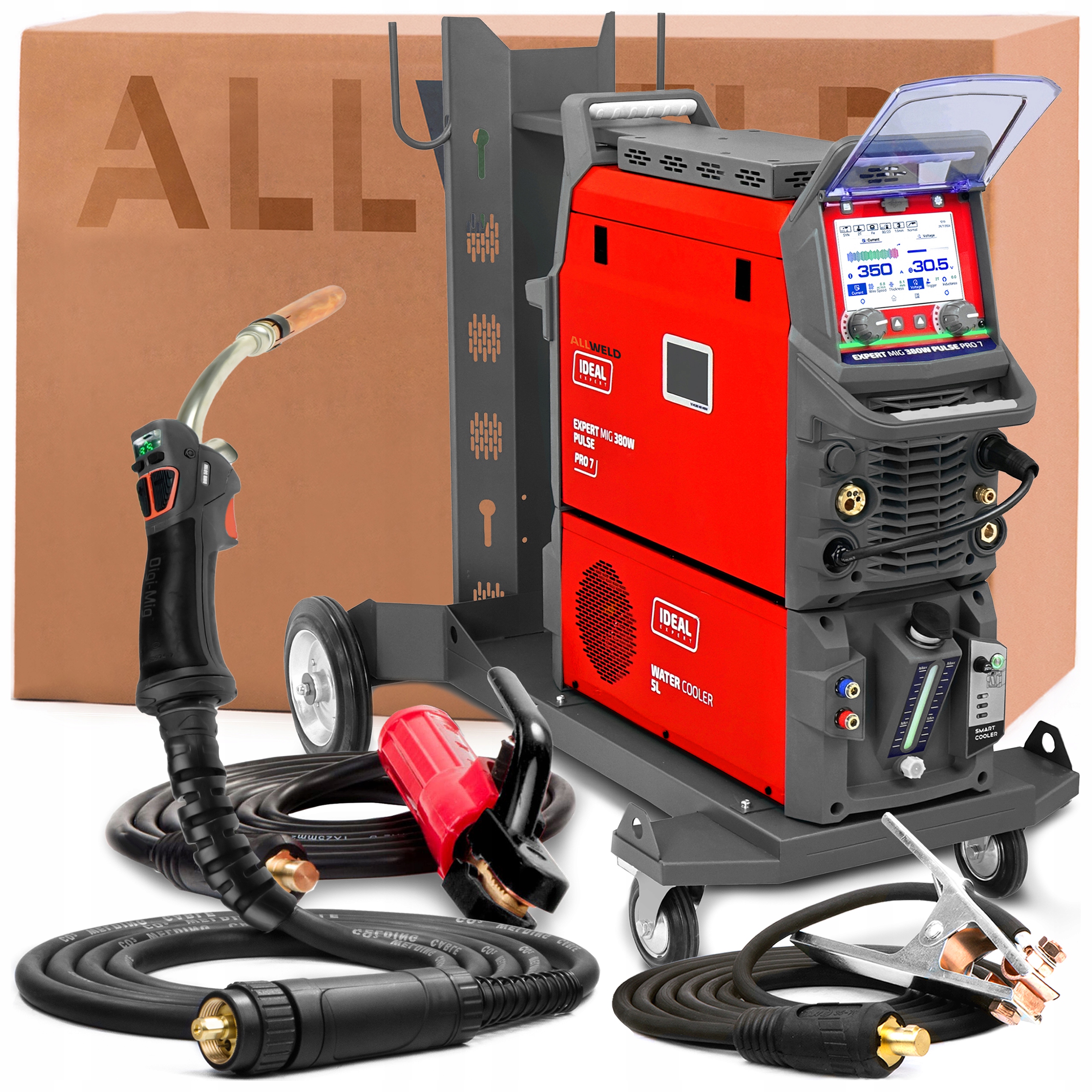 Svářečka Ideal Expert Mig 380W Pulse Pro 7 LCD 400V 350A Tig Lift Mma