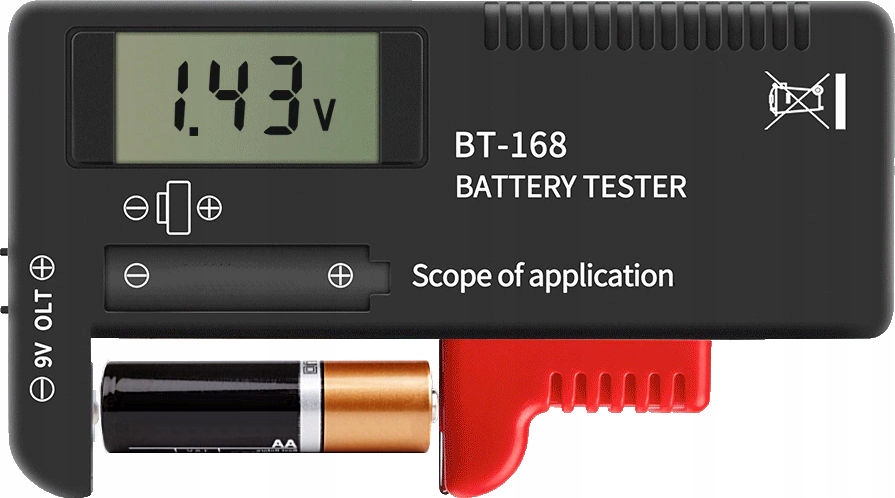 

Tester Miernik Baterii Akumulatorów Aa Aaa 18650