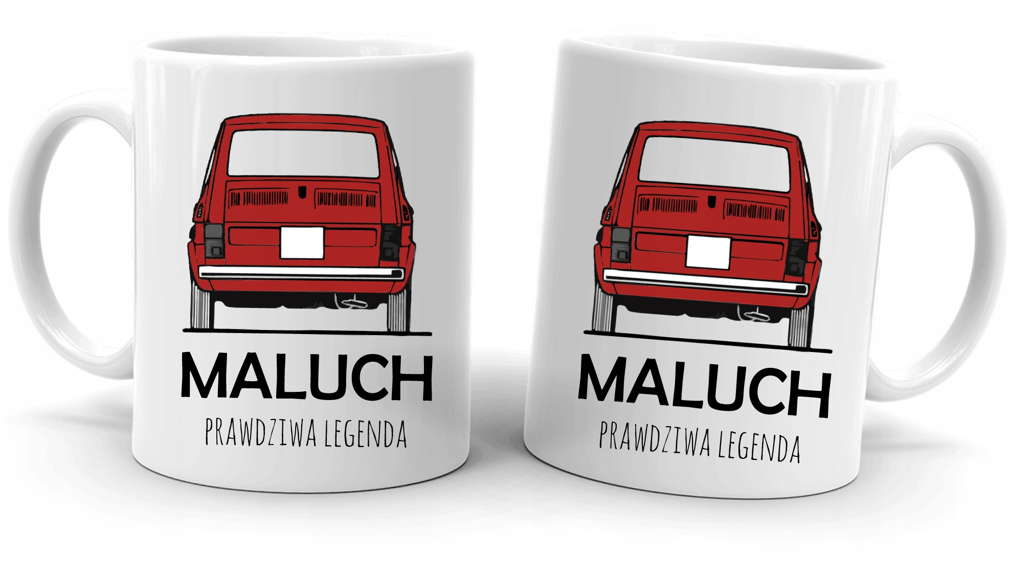 Kubek MALUCH FIAT 126p na prezent + kartonik Marka inna