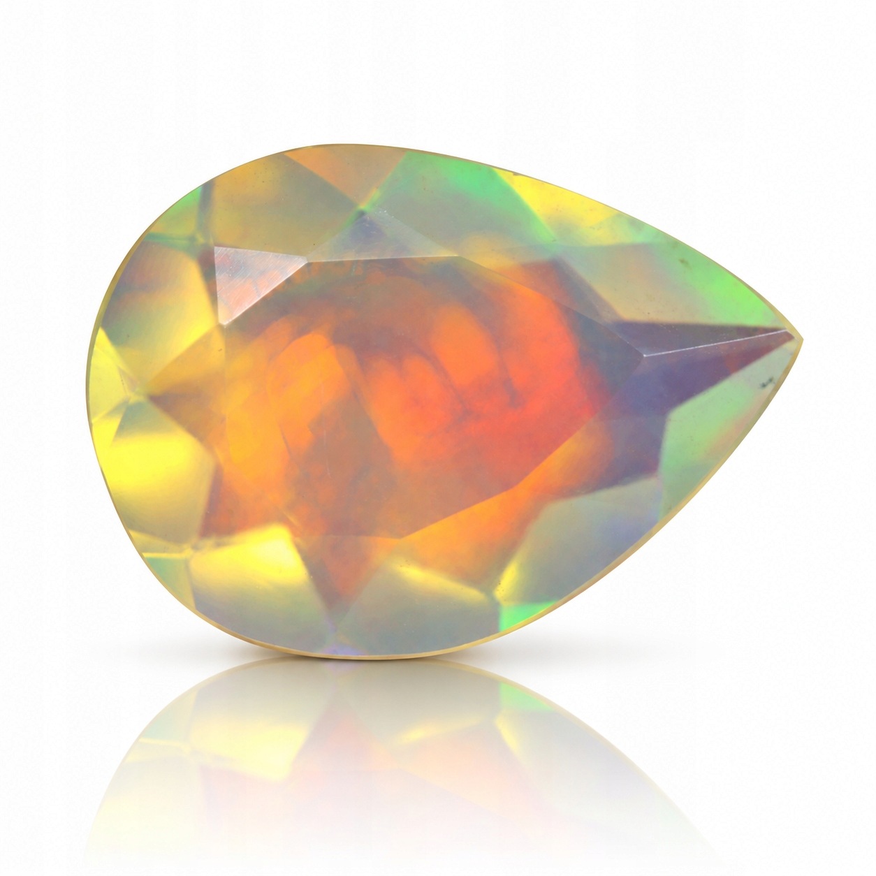 Přírodní opál 1.61 ct Lžička Etiopie certifikát Wbd