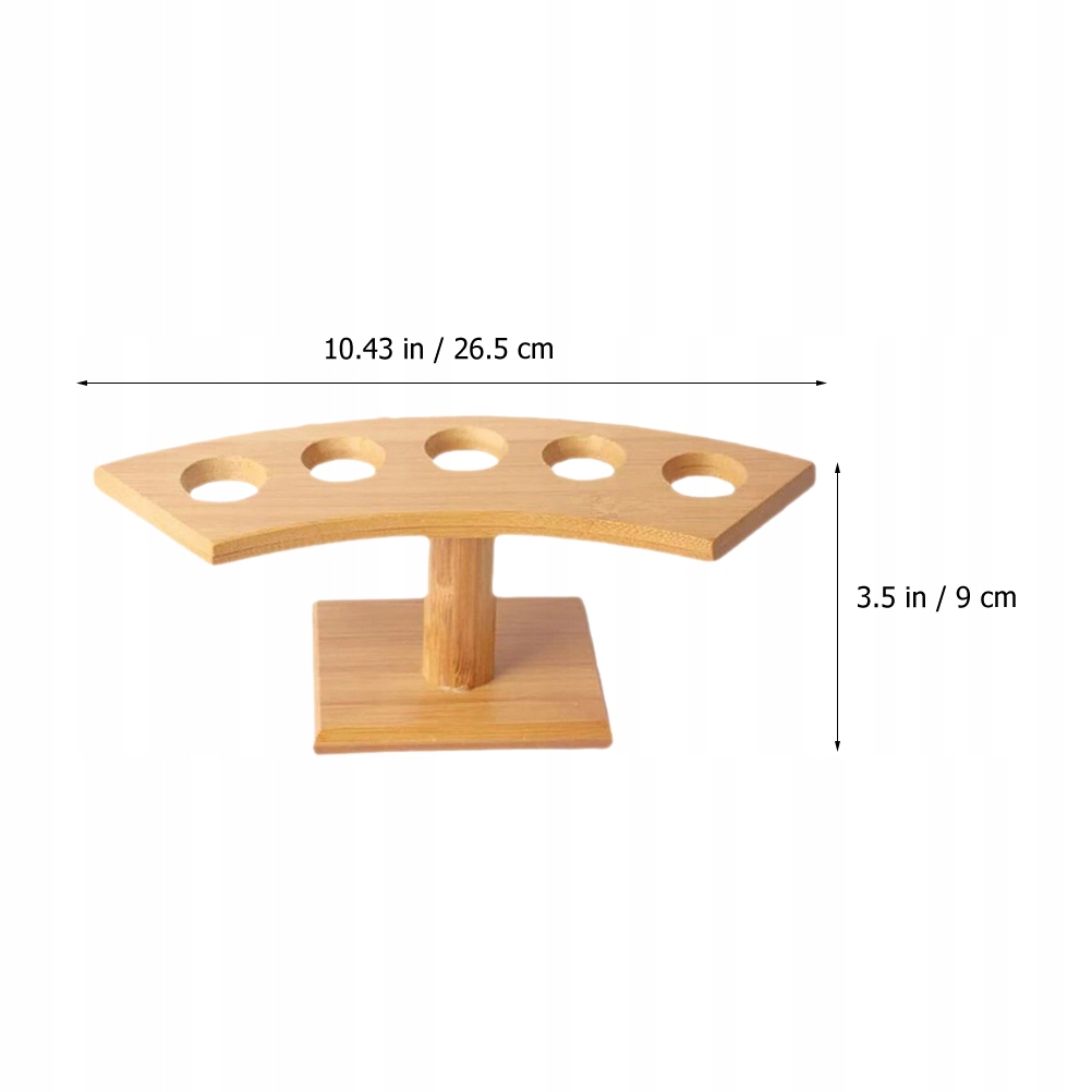STOJAK NA ŻYWNOŚĆ DREWNIANY UCHWYT NA LODY Liczba elementów w zestawie 0 szt.
