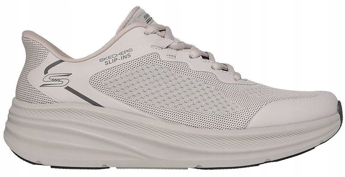 Pánské Běžecké Boty Béžové Sportovní Měkké Lehké Nazouvací Skechers 42,5