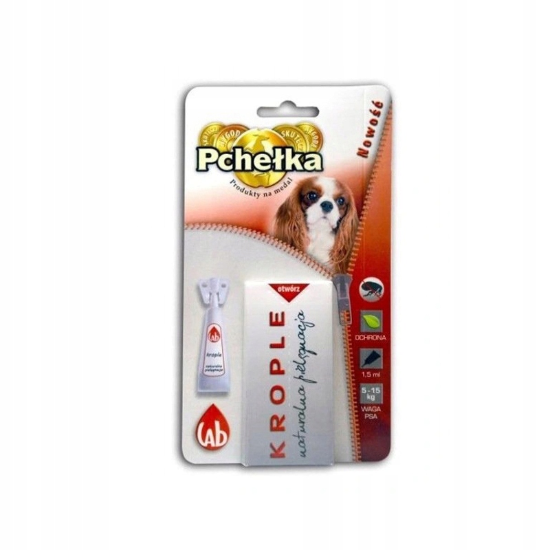 

Pchełka krople dla psa na pchły i kleszcze 1,5 ml