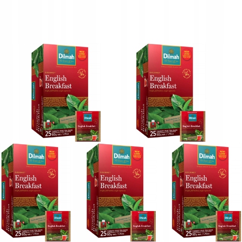 5x Herbata czarna Dilmah English Breakfast
