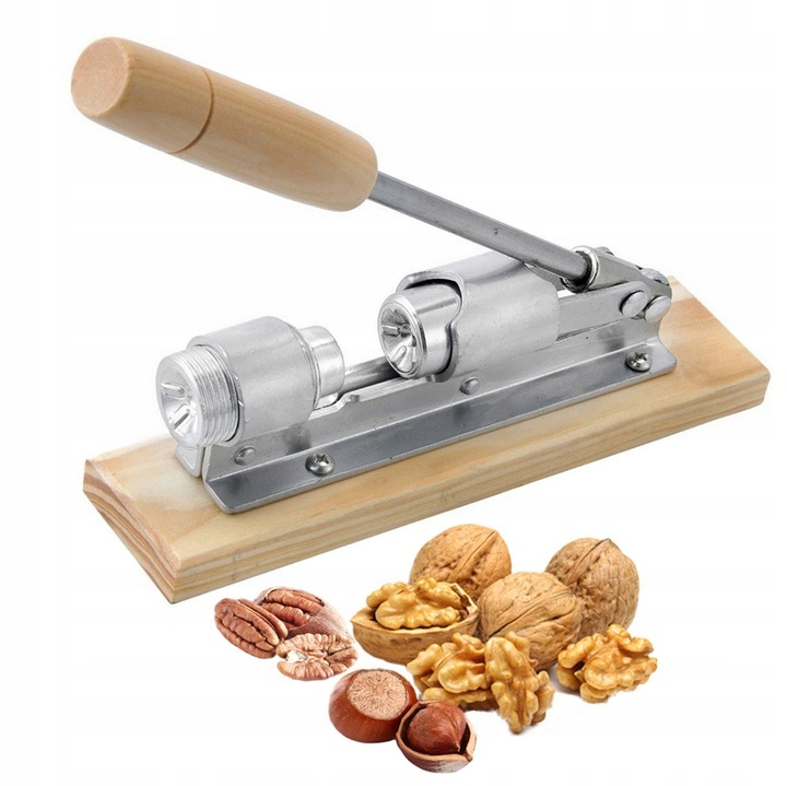 Dziadek do orzechów włoskich STAL NIERDZEWNA DREWNIANA Podstawa Rączka Kod producenta BB1006
