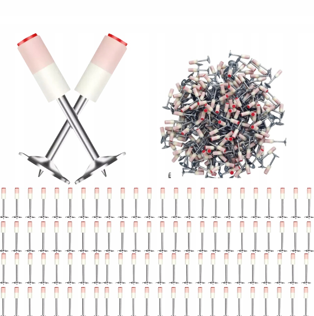400 Hřebíky pro pistoli na betonu ze dřeva a hřebíkovačku