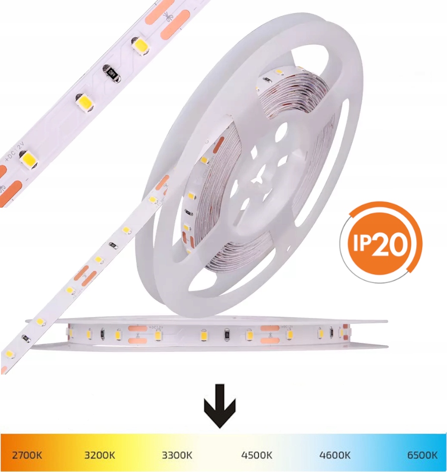Taśma PASEK LED 1M biała neutralna 4000K 4,8W