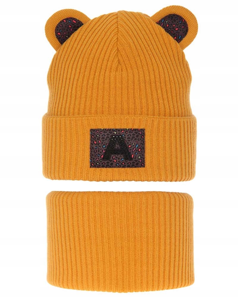 

Czapka Komin 52-56 Ciepły komplet zimowy 7-15 lat