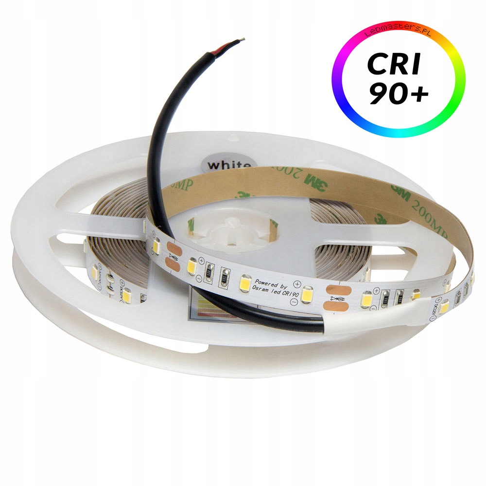 TAŚMA LED NA OSRAM 2835 CRI>90 CIEPŁA BARWA Kod producenta 2835-60-12-WW-CRI90-OSR