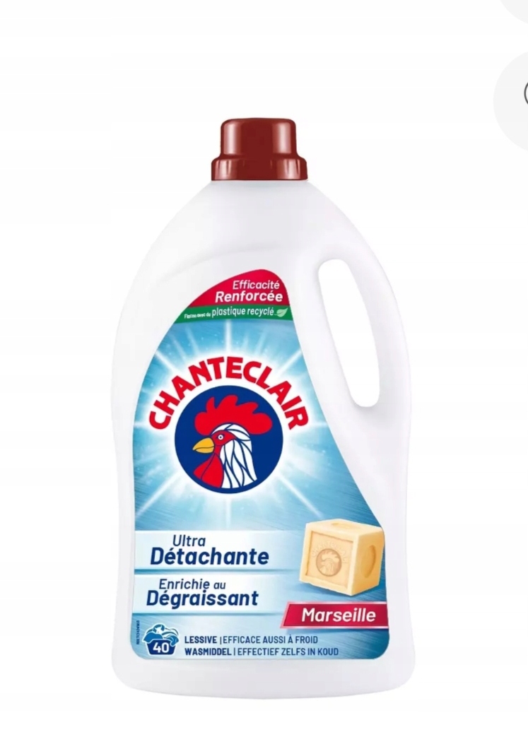 Levně Gel Chanteclair s marseillským mýdlem 1800 ml/40 praní, 3 kusy