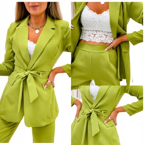 

Garnitur Komplet Damski Marynarka Spodnie