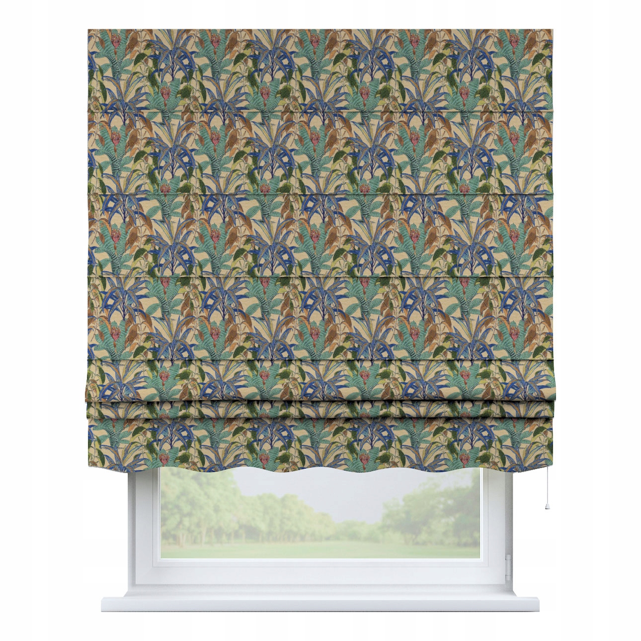 Hotová rímska roleta Florencia 120x170 cm modrá